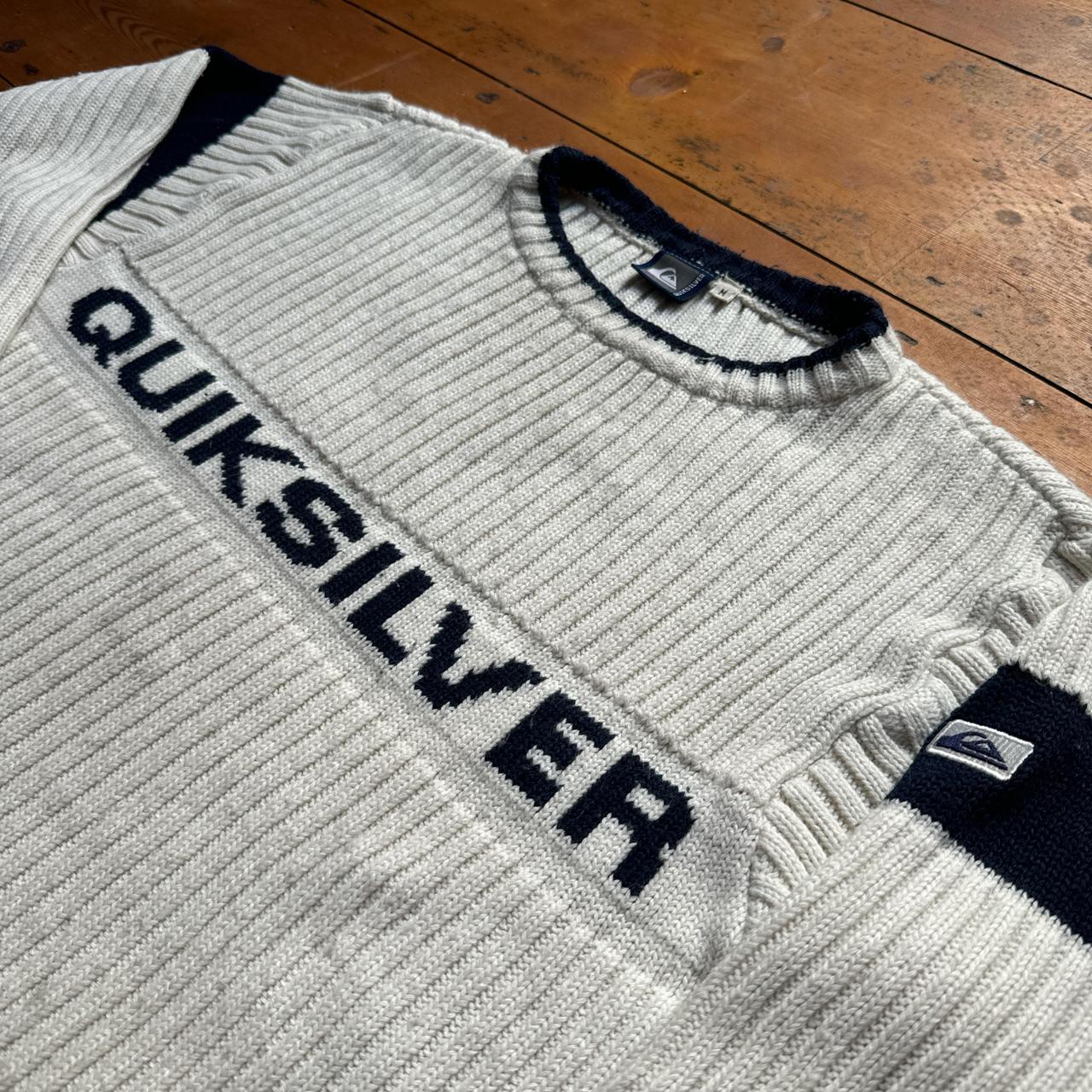 Vintage Quicksilver Cream Knitted Jumper