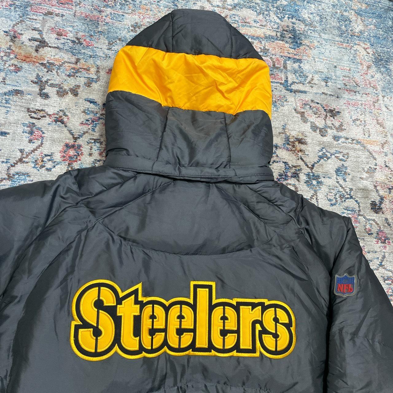 Vintage Reebok Pittsburgh Steelers Puffer Jacket