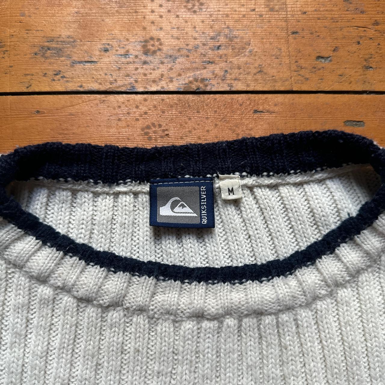 Vintage Quicksilver Cream Knitted Jumper