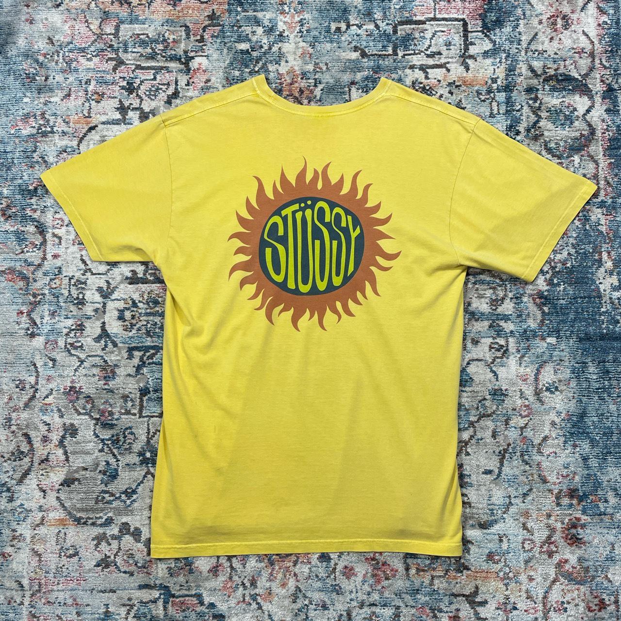 Stussy Yellow Spellout T-Shirt