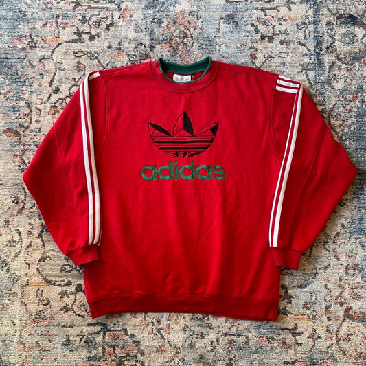 Vintage Adidas Red Sweatshirt