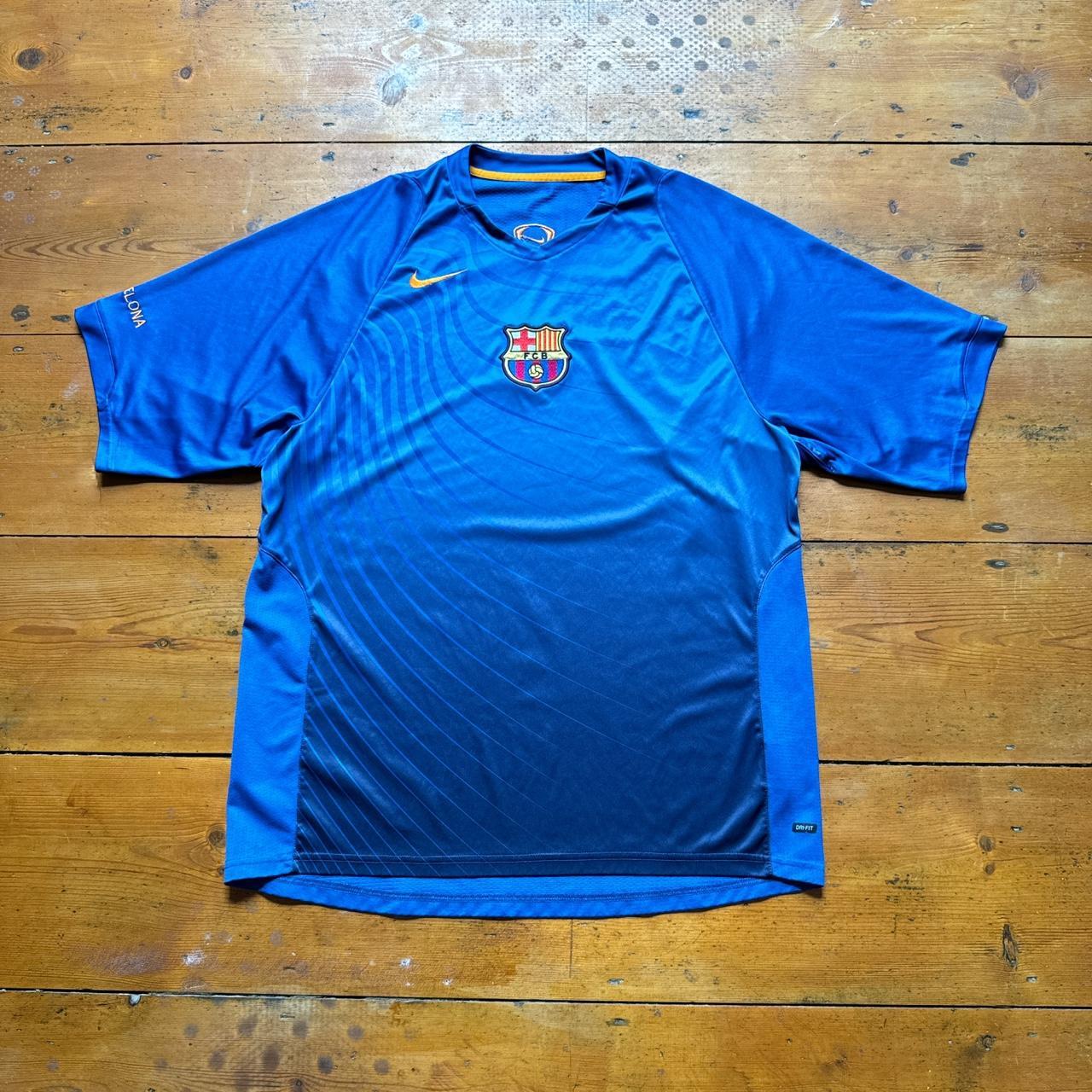 Vintage Barcelona Training Football Shirt