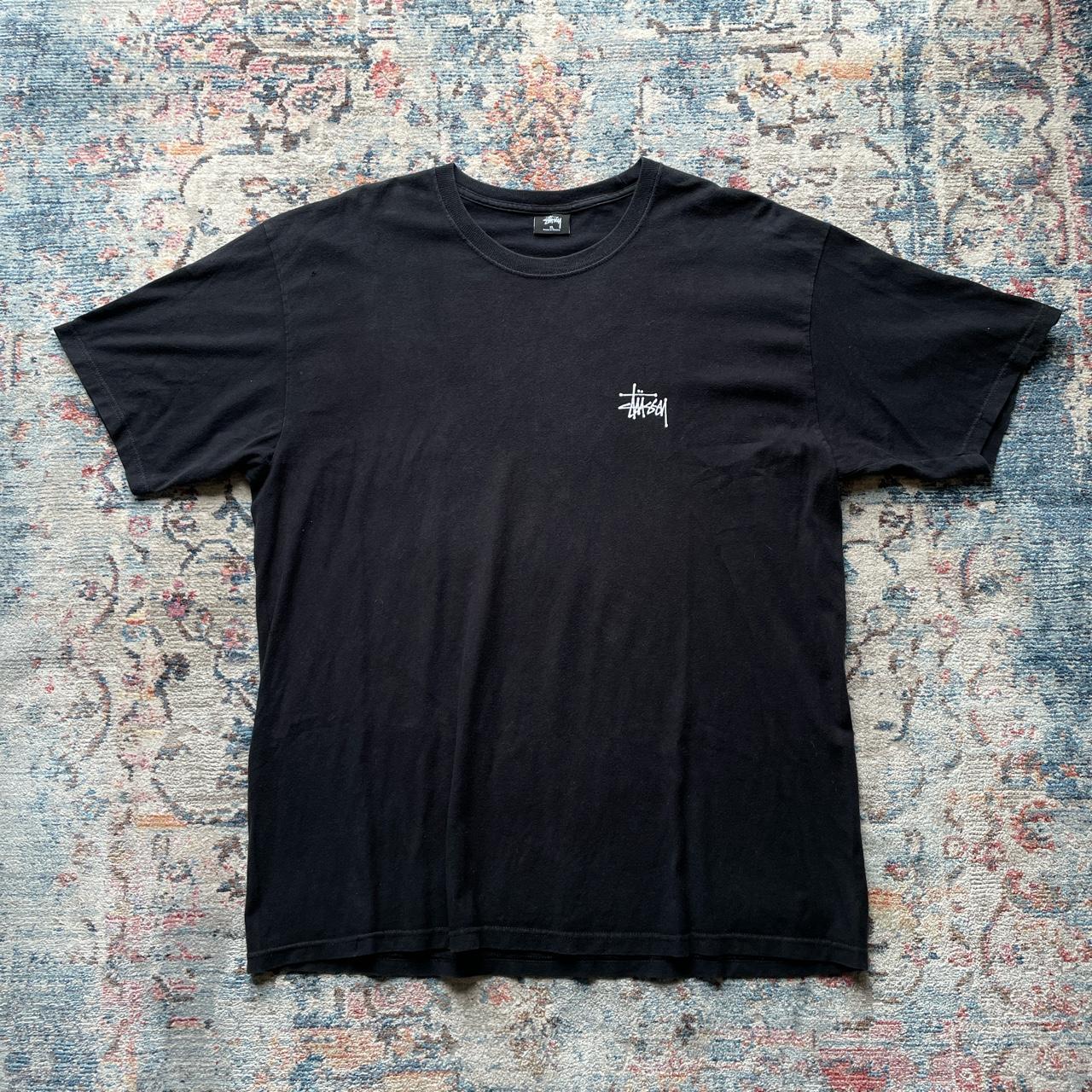 Stussy Black Spell Out T-Shirt