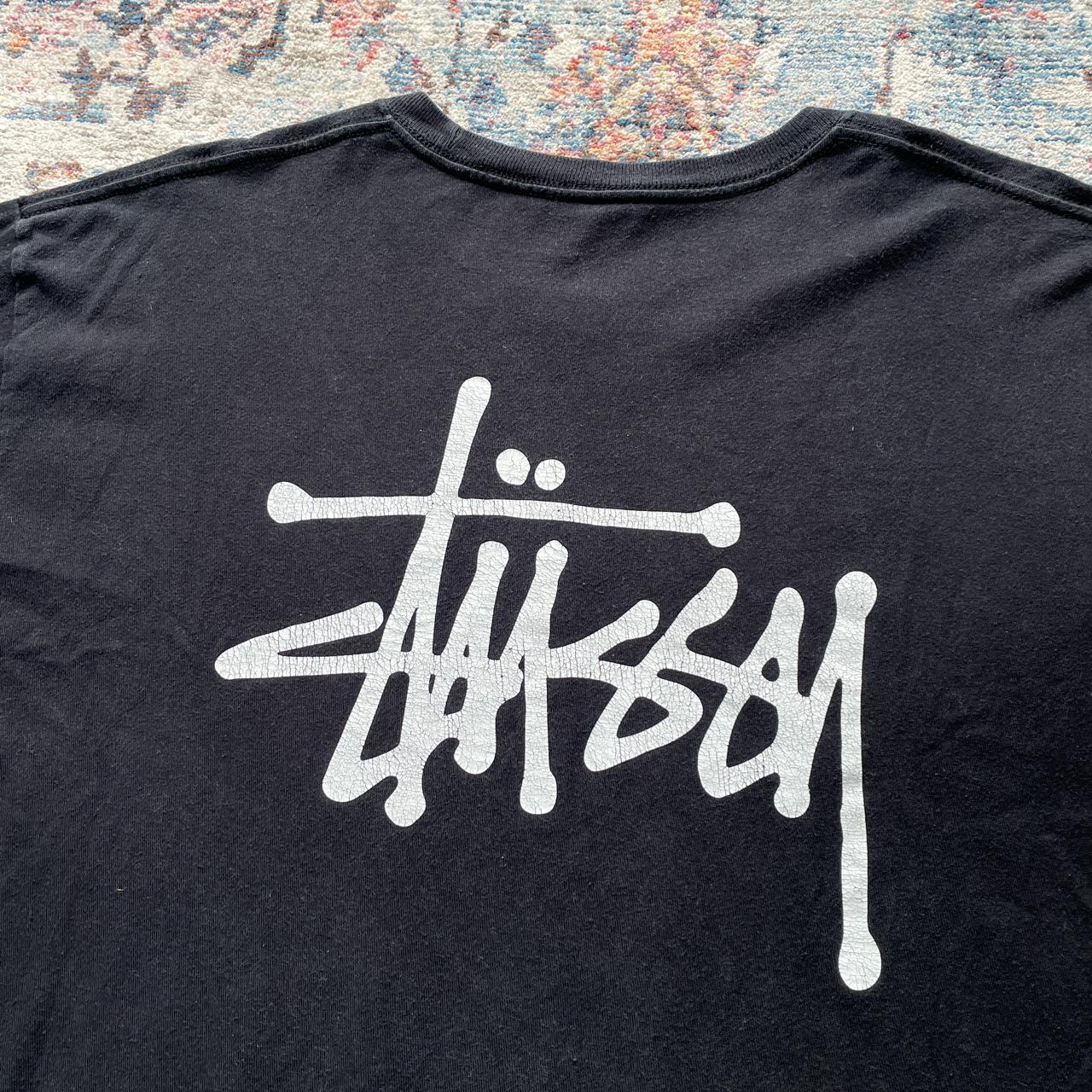 Stussy Black Spell Out T-Shirt