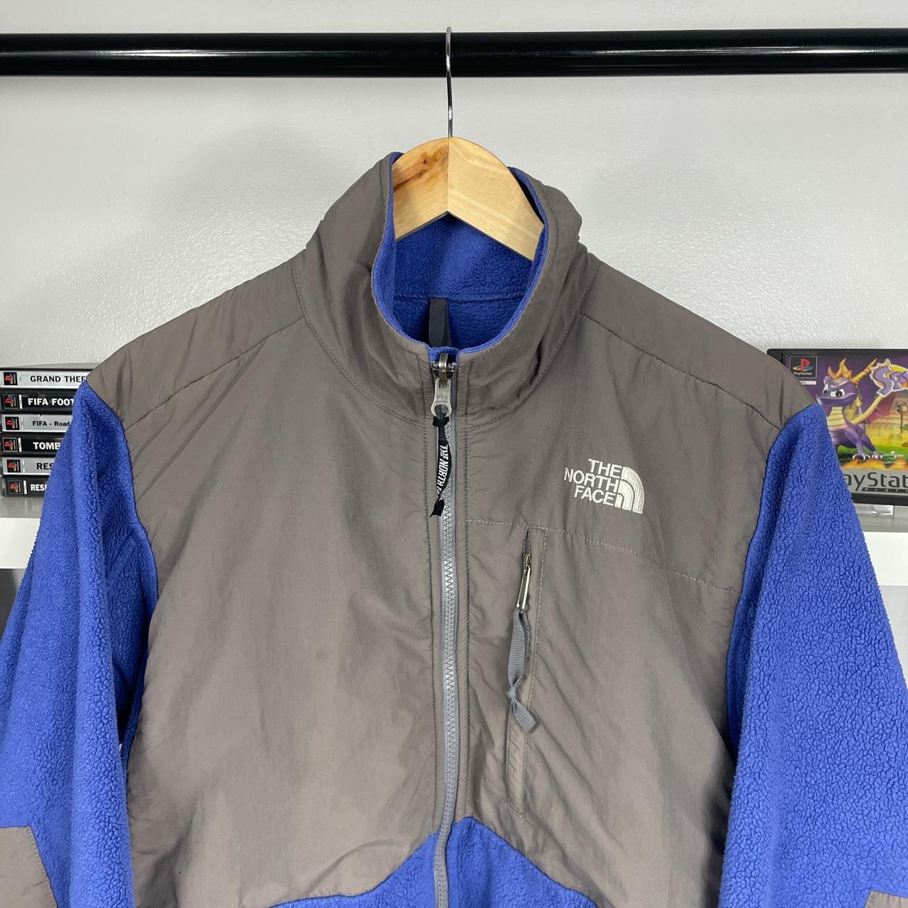 Vintage The North Face Blue & Grey Fleece