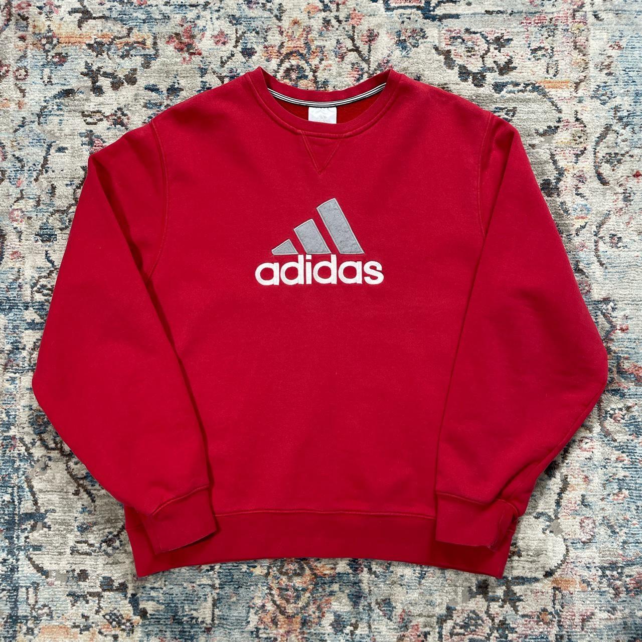 Adidas equipment sweatshirt discount red